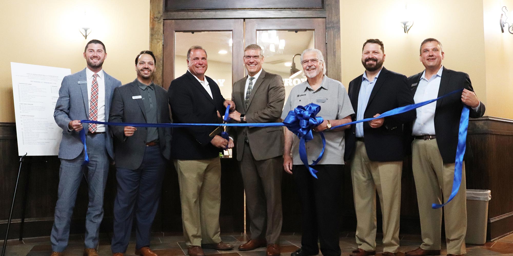 Elected and Appointed Leaders Join Croy to Cut Ribbon on Cartersville Office