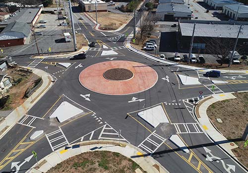 oswell Street Roundabout